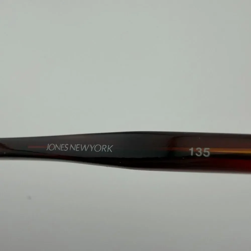 Jones New York J425 Eyeglasses Frames Only Red Burgundy 55-17-135 Full Rim